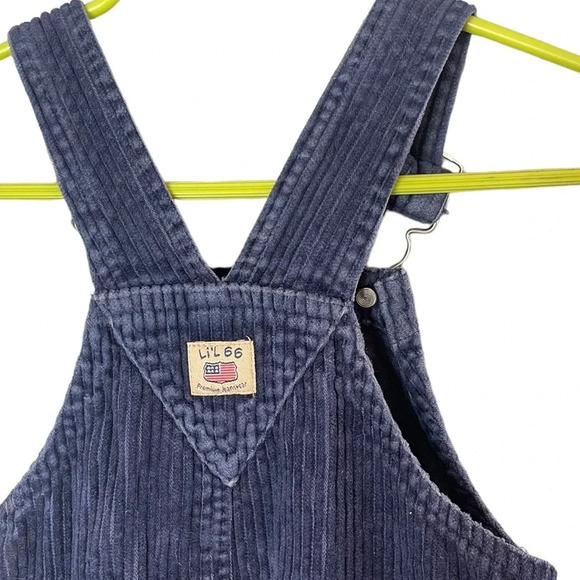 Lil ‘66 / Route 66 Toddler Corduroy Overalls Size 18 Months - Picture 5 of 6